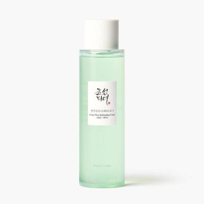 Green Plum Refreshing Toner AHA BHA Gentle Daily Exfoliating Toner for All Skin Types 150ml