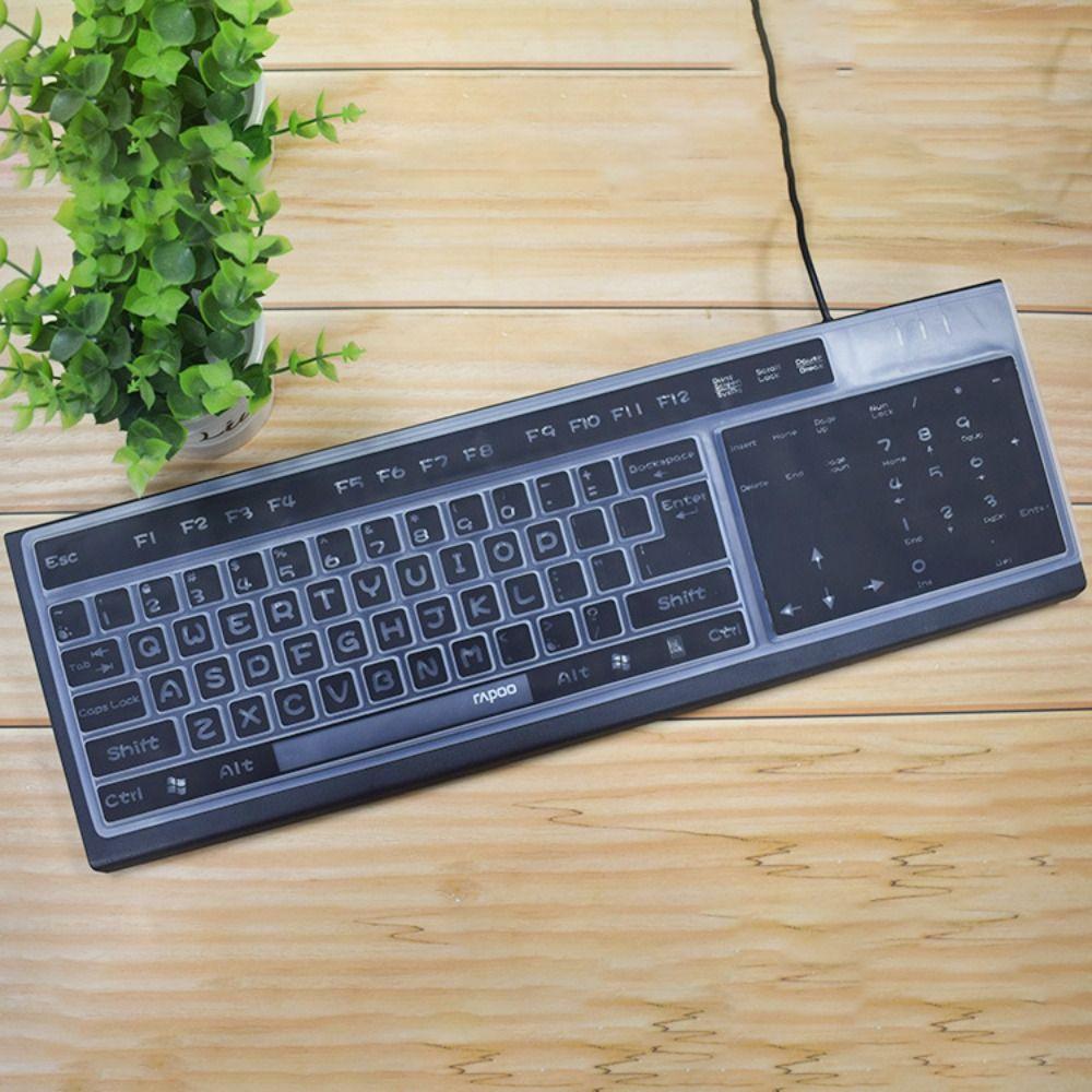 Silicone Dustproof Computer Protective Film Keypad Protector Skin Keyboard Cover for Desktop PC