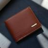 Men's Fashion Litchi Pattern Wallet with Multiple Card Slots - Soft, Large Capacity
