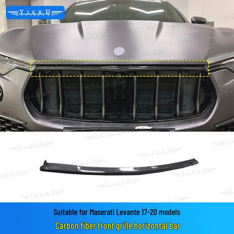 Maserati Levante Carbon Fiber Splitter, Diffuser, Flares, Panels, Deflectors, Hood & Roof Spoiler