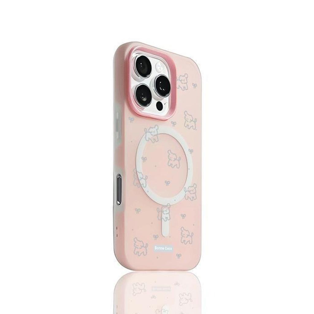 Fashionable Magnetic Jelly 2-in-1 Mobile Phone Case for Apple Double-layer Shell Cartoon Magnetic for Apple Phone Protective Case Silicone
