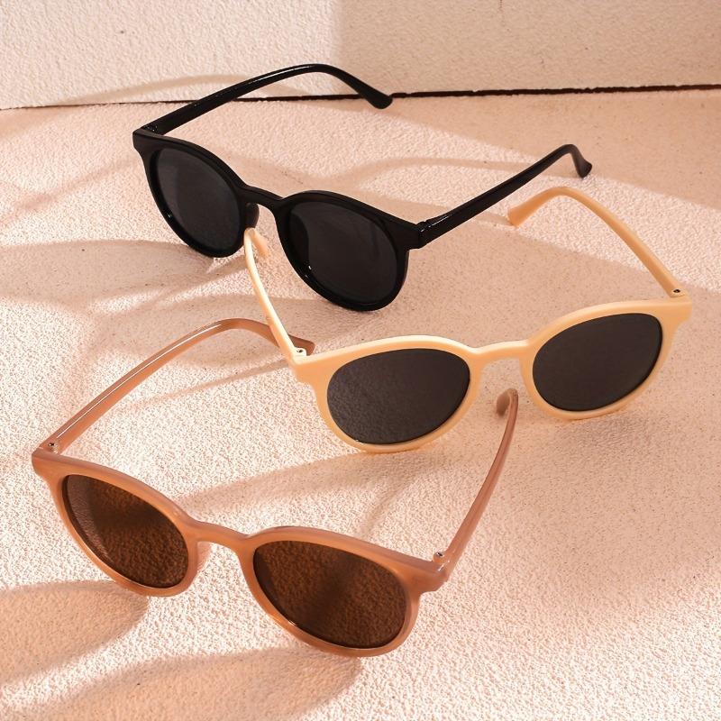 3pack Retro Small Round Frame Women's Fashion Glasses Daily Trendy Match Party Festival Party Decoration Glasses