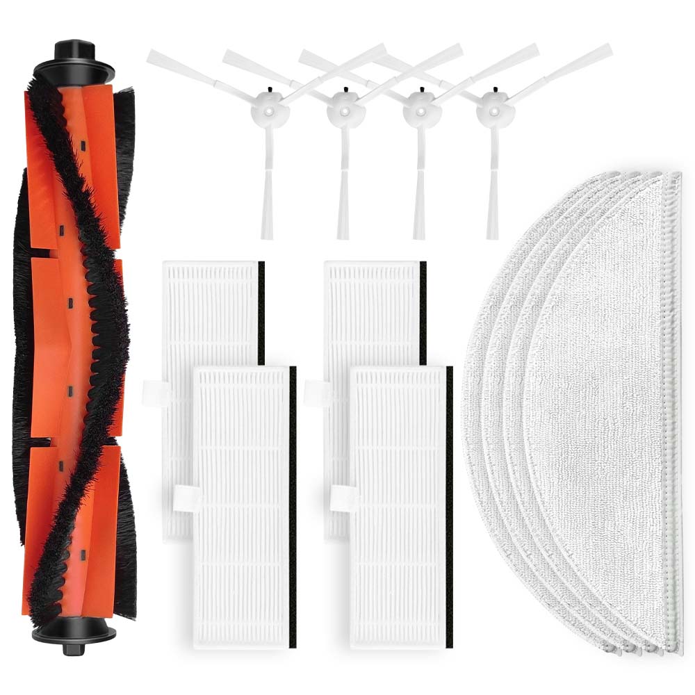Passend für Xiaomi Lydsto R1 /R1A /R1 Pro /S1 /L1 Ersatzzubehör Ersatzteil Haupt-Seitenbürste Hepa-Filter Mopp Staubbeutel