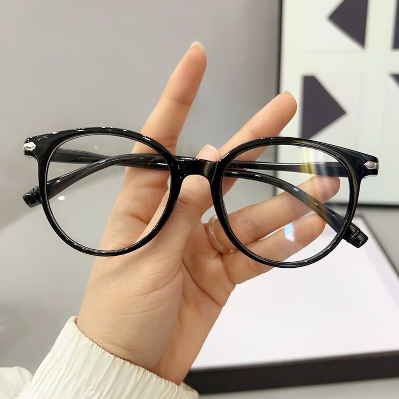 JYL Eyeglasses Ladies Anti Radiation Blue Light Plain Street Shot Use PY922 A-16523 серебряный