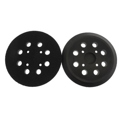 5Inch 8 Hole Replacement Sanding Pad Heavy Duty Rubber Base Plate for Efficient Dust Removal Power Tool Accessories 2pcs
