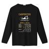 Premium Funny Carpenter Hourly Rate Table Novelty Joke Carpentry Joiner Workwear Motif Birthday Anniversary gift Unisexs vintage