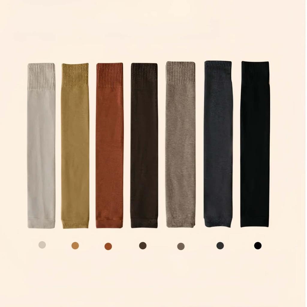 Lolita Girls Loose Leg Warmers Thigh High Black Stockings Over Knee Warm Thick Long Boot Socks for Women Autumn Winter Fashion