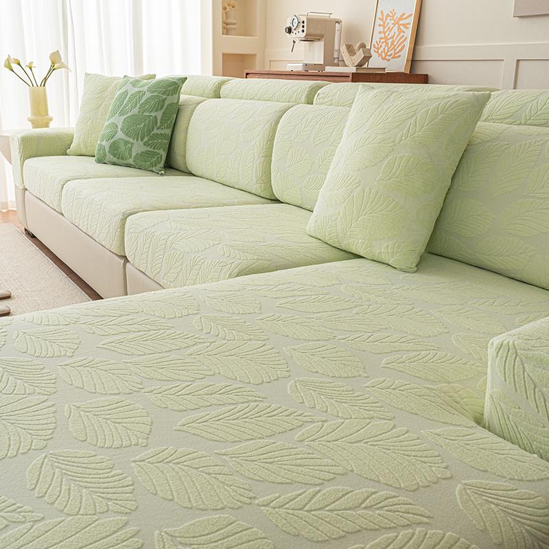 

Elastic Sofa Cover High Quality Anti-Slip Sofa Cushion Topper Pet Friendly Sofa Cover 3 Seat Half-Pack Sofa Cushions Cover Back Cushion (S) светло-зеленый