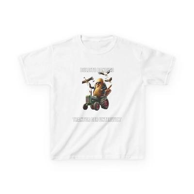 Bulbito Bandito Traktorito Kids T-Shirt | Brainrot Meme Shirt Funny Viral Intern