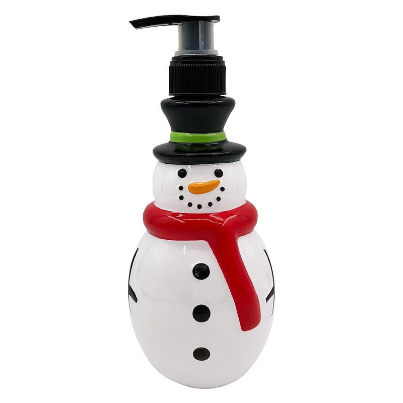 Gift Series - Household 350Ml Hand Dispensing Bottle - Series Christmas Snowman Dispensing Bottle Christmas Gifts