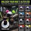 2 Stück/Set Kreative Motorradhelm-Zöpfe Motorradhelm-Kriegerzopf Motorradhelm-Dekoration