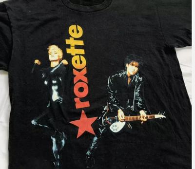T-shirt de concert du groupe Roxette Noir Unisexe Coton Toutes Tailles S à 345XL T-shirt Unisexe