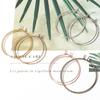 50pcs/lot Big Hoops Circle Earrings Gold Color  Round Earring Wire Circle for DIY Dangle Drop Earring Jewelry Making Accessories
