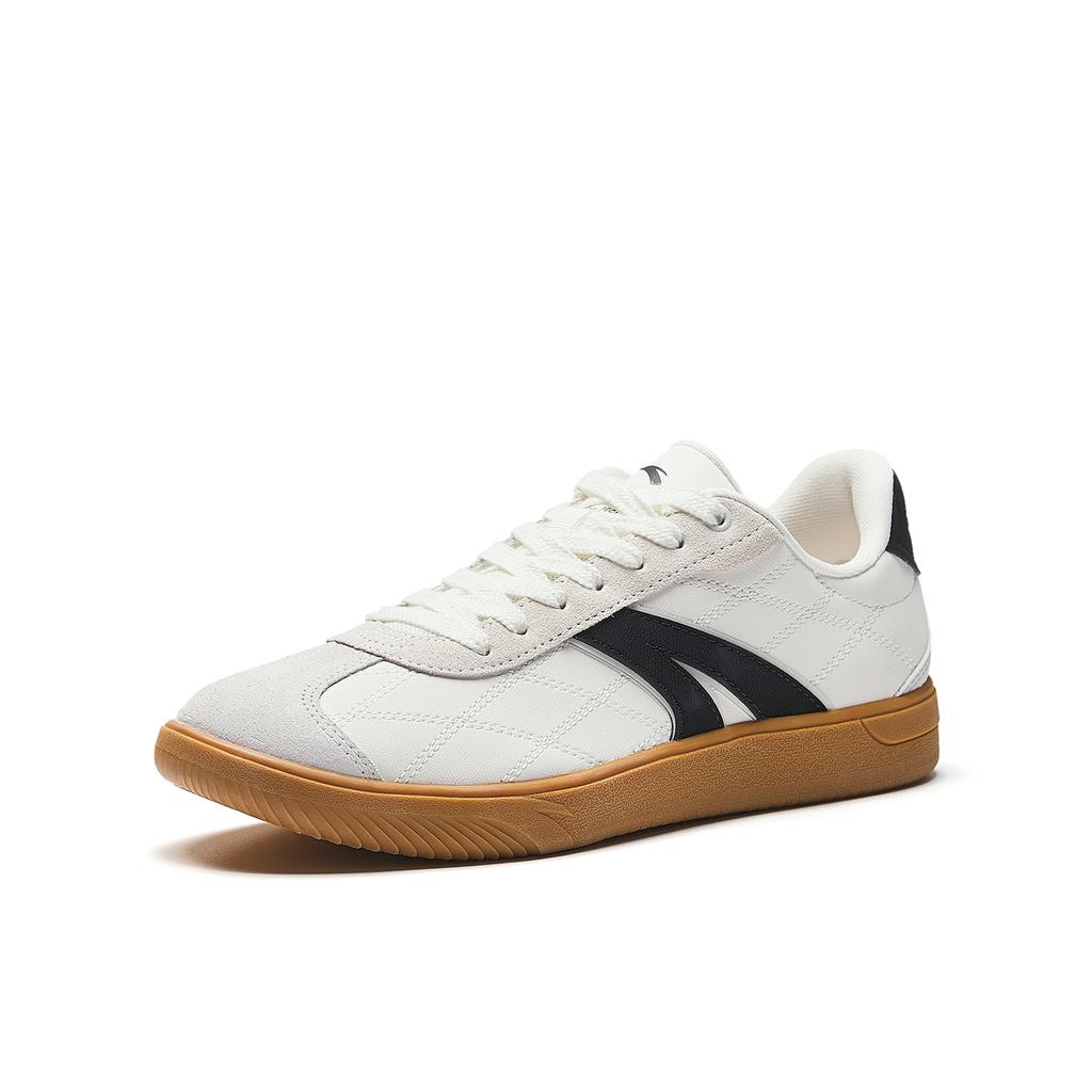 Anta TT Skateboard Shoes Men's Ivory White/Basic Black/Sand Grain Gray 912618002-1