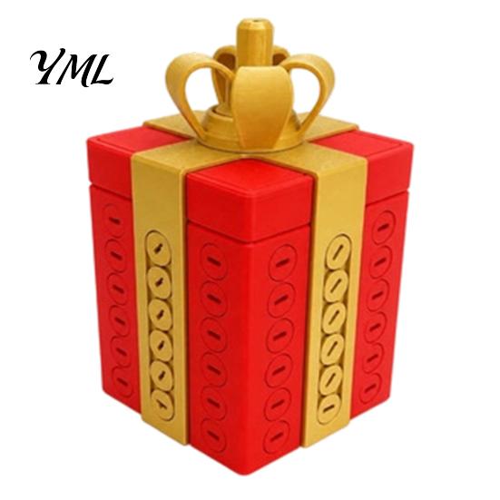 Gift Box with Hidden Compartment Annoying Prank Puzzle Box, 3D Printed Reusable Cash & Card for Adults Holder, Hilarious Challenge Funny Surprise