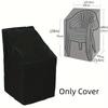 Protective Cover for Outdoor Stacking Chairs,Suitable for High Back Lounge Chairs, Terrace Chair Cover, Outdoor Furniture Cover
