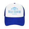 Belvedere Logo Youthful Style Baseball cap AntiAging Camping Denim Sports Cap