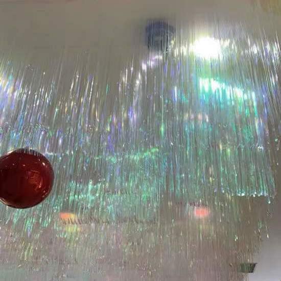 Laser Fringe Backdrop & Tinsel for Party or Event Decoration