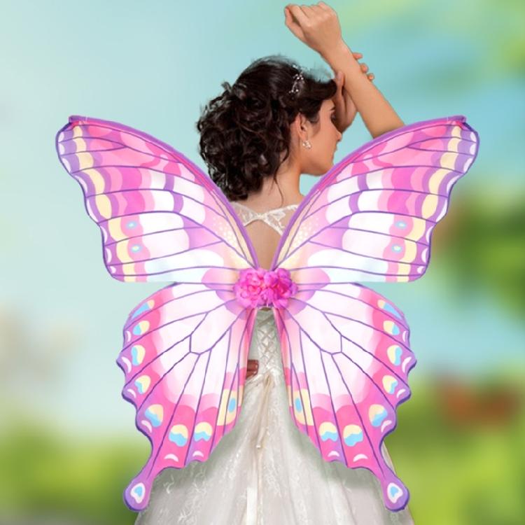 Halloween Costume Wing Butterfly Wing Dress Up Angel Wing Colorful Fairy Wing