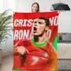 Fleece Blanket Sofa Winter Warm C-Cristiano Ronaldo Knee Bed Camping Flannel Fluffy Soft Blankets King Size Microfiber Bedding