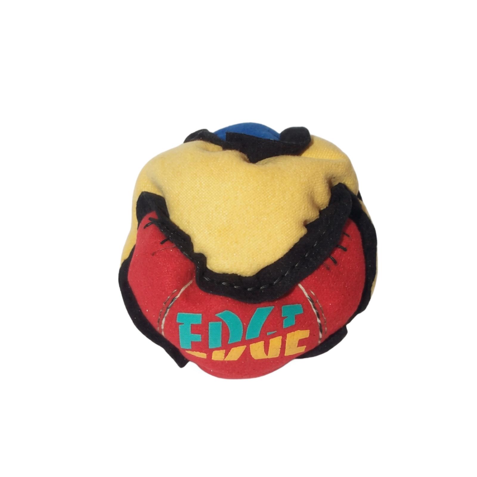 

Soft Fabric Bean Bag Toy for Beginners Durable Stuffed Football Shape Free Style Toss Game Indoor Outdoor Activity Fun One Size