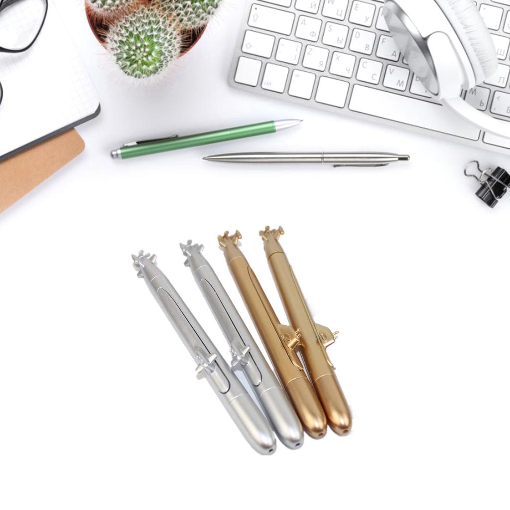 12x Ballpoint Pen Smooth Writing Pen Submarine Ballpoint Pen Black Ink Signature Pen Office School Classroom Supplies