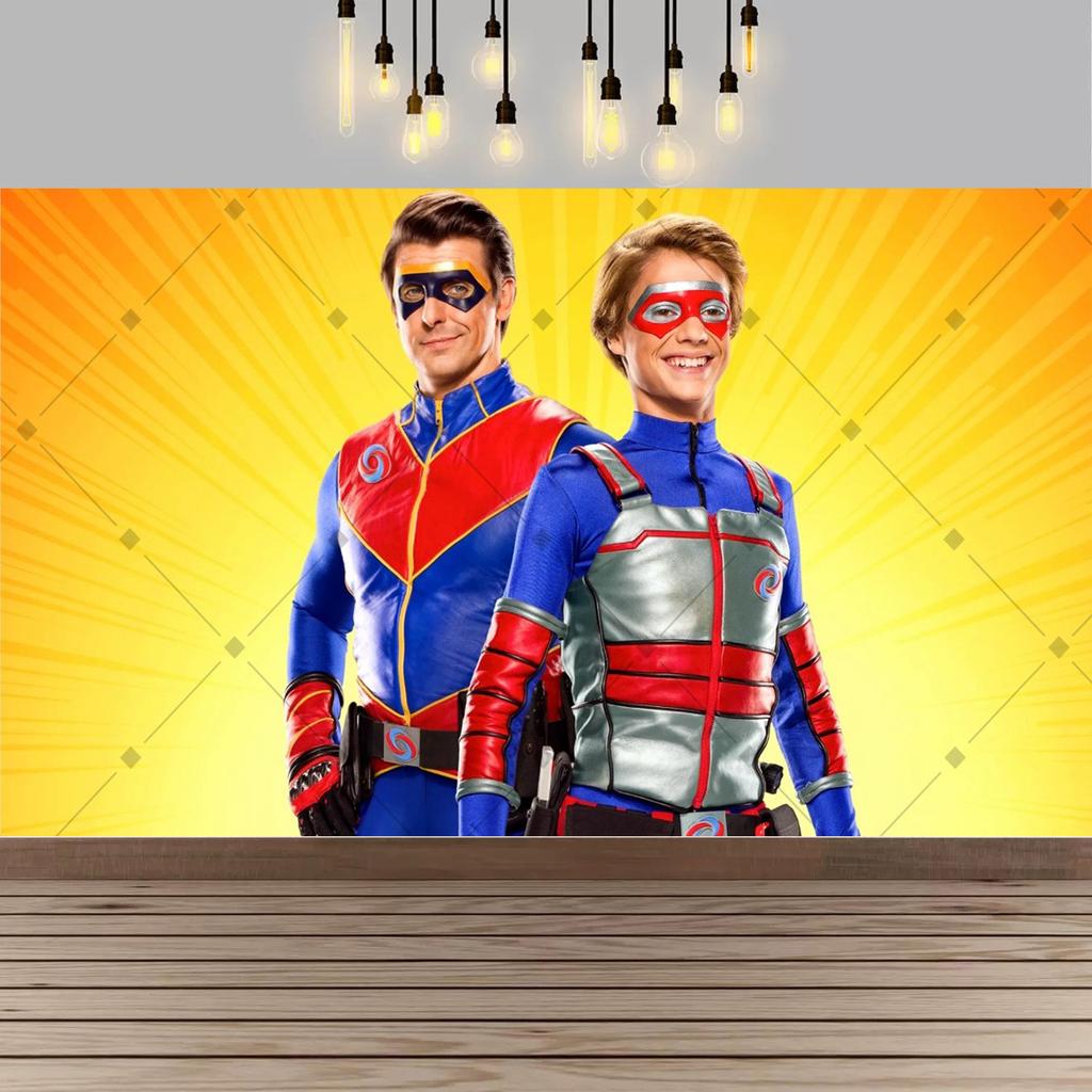 Henry Danger Birthday Party Backdrop Kids Superhero Party Photo Background Happy Birthday Banner Photography Decoration247