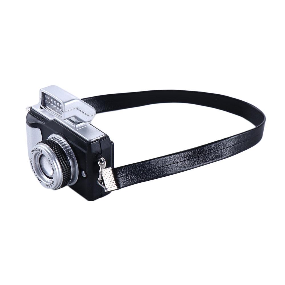 1/6 Doll Retro Mini Doll Camera Miniature Digital Camera Dollhouse Miniature Camera Doll SLR Camera