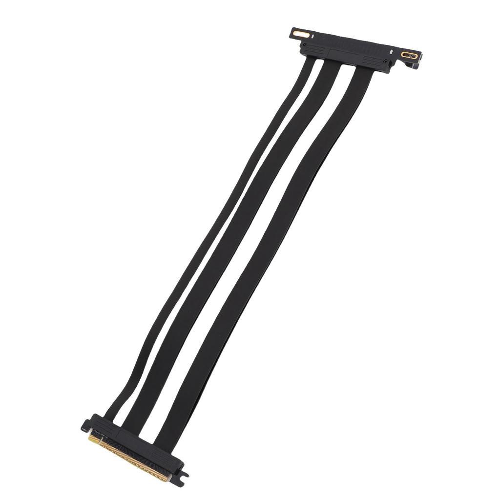 PCIe 5.0 X16 Riser Cable 90 Degree Right Angle 128Gbps Shielded PCIE 5.0 X16 GPU Extension Cable for PC Case Server ITX