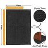 Washable Door Mats Indoor & Outdoor - Non-Slippery Heavy Duty - Stylish & Large Rubber - Perfect Dust Grabbing Doormats