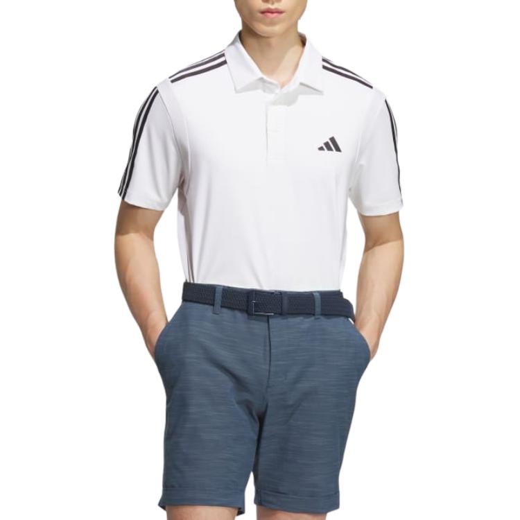 Adidas Heat.Rdy 3-Stripe Polo Shirt Men Tops White HY0931