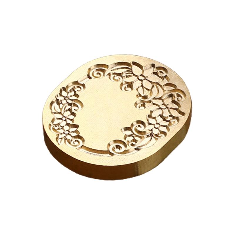 Wax Stamp Head, Wax Seal Stamp Head, Round/Oval/Square Wax Seal Stamp Head for Seal Envelope Invitation Scrapbooking