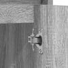 Bathroom Cabinet Gray Sonoma 60 X 33 X 61 Cm Particleboard