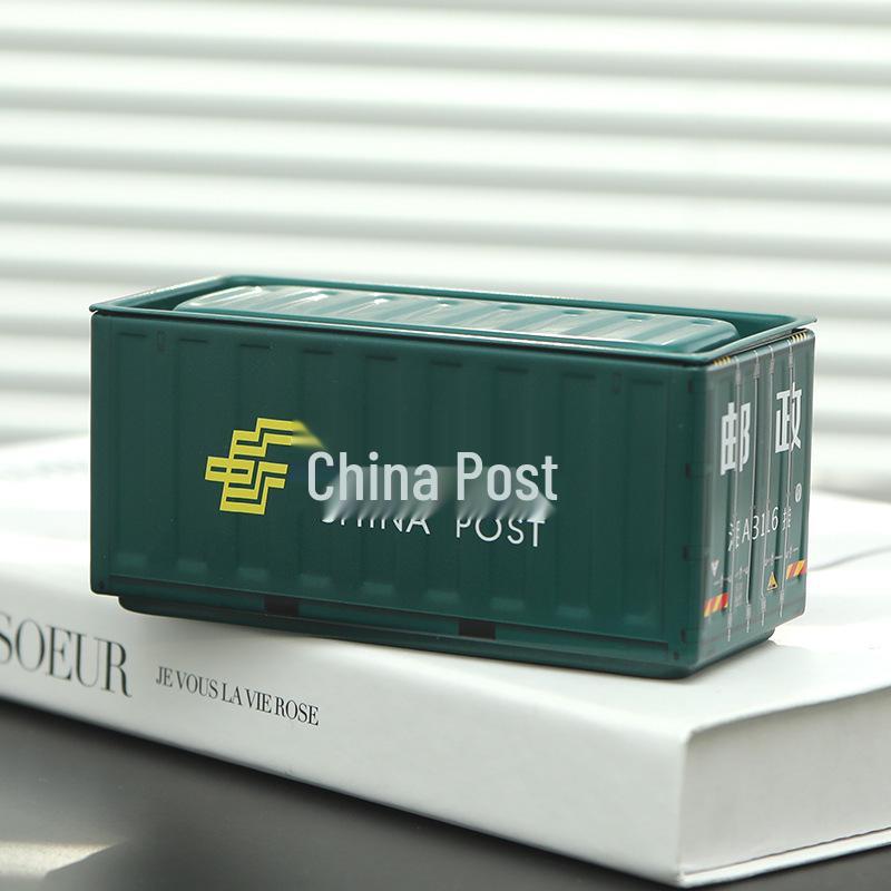 Trendy Miniature Tinplate Storage Box for Figurines