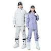 Trendy Outdoor Hooded Jacket & Pants Set - Three-Proof, Casual Sportswear for Couples, Ideal for Spring & Autumn.