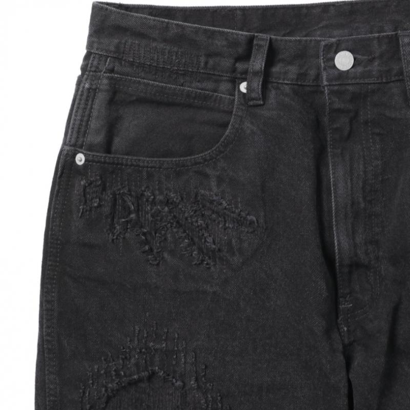 Thisisneverthat Tnt Felix Sleeve Jeans Black