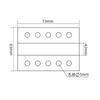 1PC Aluminum PTC Heater Thermostat Constant Temperature 76x63x7mm 12V24V220V 70C-180C 8W-150W
