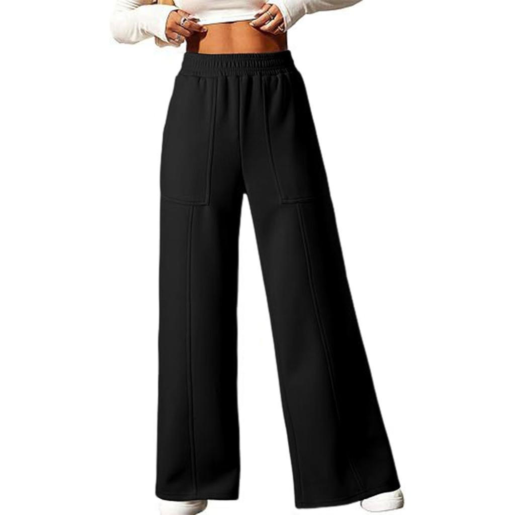 Women's Loose,fitting, High,waisted Sweatpants With Pockets, Casual Track Pants