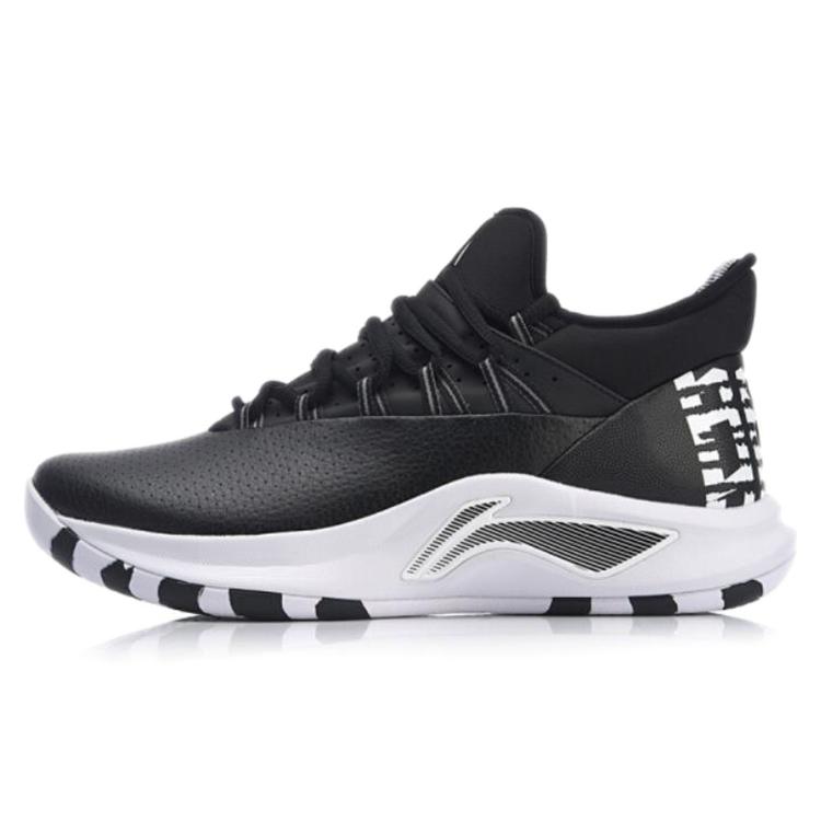 New LiNing Speed 5 Cushioning Rebound Low Top Competition Basketball Shoes Men's Black ABAN051-3