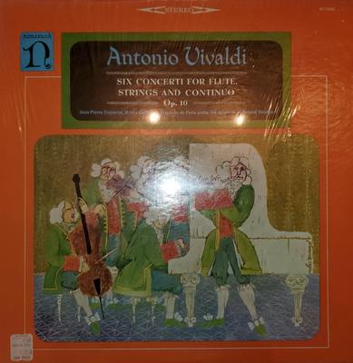 LP Record ANTONIO VIVALDI - Six Concerti For Flute, Strings And H71042 Nonesuch 1965 US Classical Used