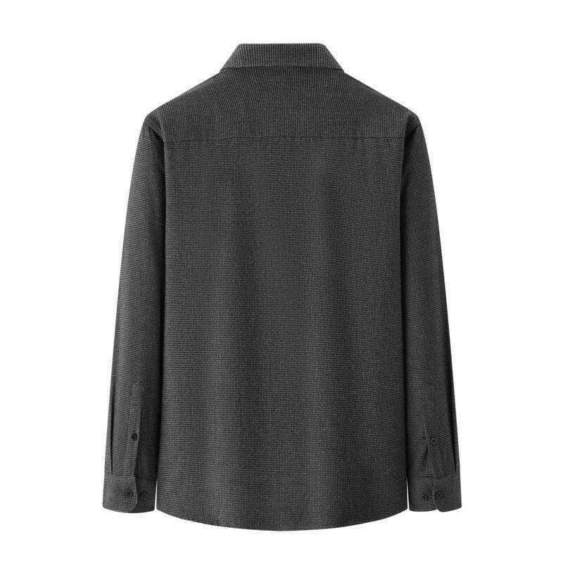 FIRS Men's Brushed Long-Sleeve Casual Shirt