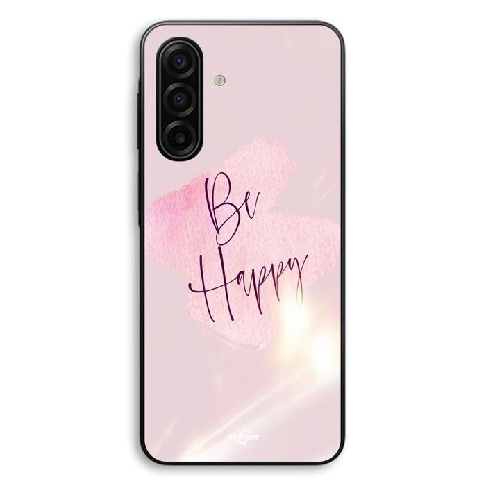 Hülle Für Samsung Galaxy A18 Be Happy Maniacase schwarz