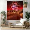FC Bayern München Wanddekoration Wandteppich Kunst Für Haustiermemorial Geburtstag Hochzeitsparty Kulisse Familiengeschenk