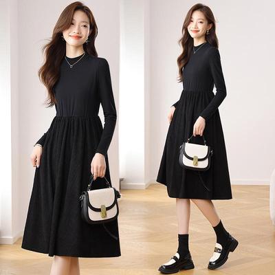 2026 Spring Arrival: Slim Fit Solid Color Dress for Petite Women