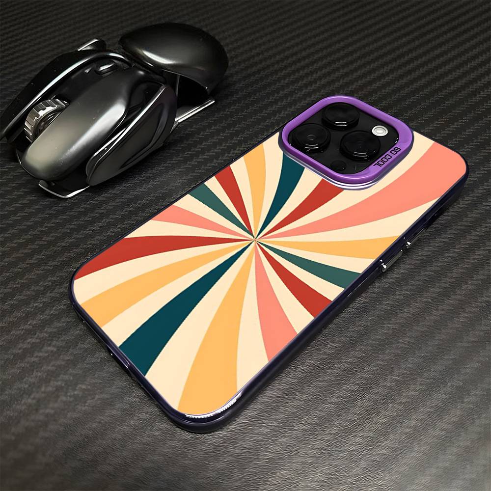 

Scorching-sun Phone Case For iPhone17,16,15,14,13,12,11 Plus,Pro Max Purple Matte Shockproof Cover iPhone17PRO