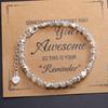 Original Polyhedral Beaded Bracelet Handmade Gift for Yourself Bring Good Mood Bracelet