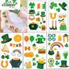 Day Patricks St Waterproof Sweatproof Tattoo Sticker Clover Body Decorate Kids