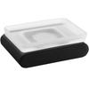 Soap Dish Sapho Flori Black Glass Rf002