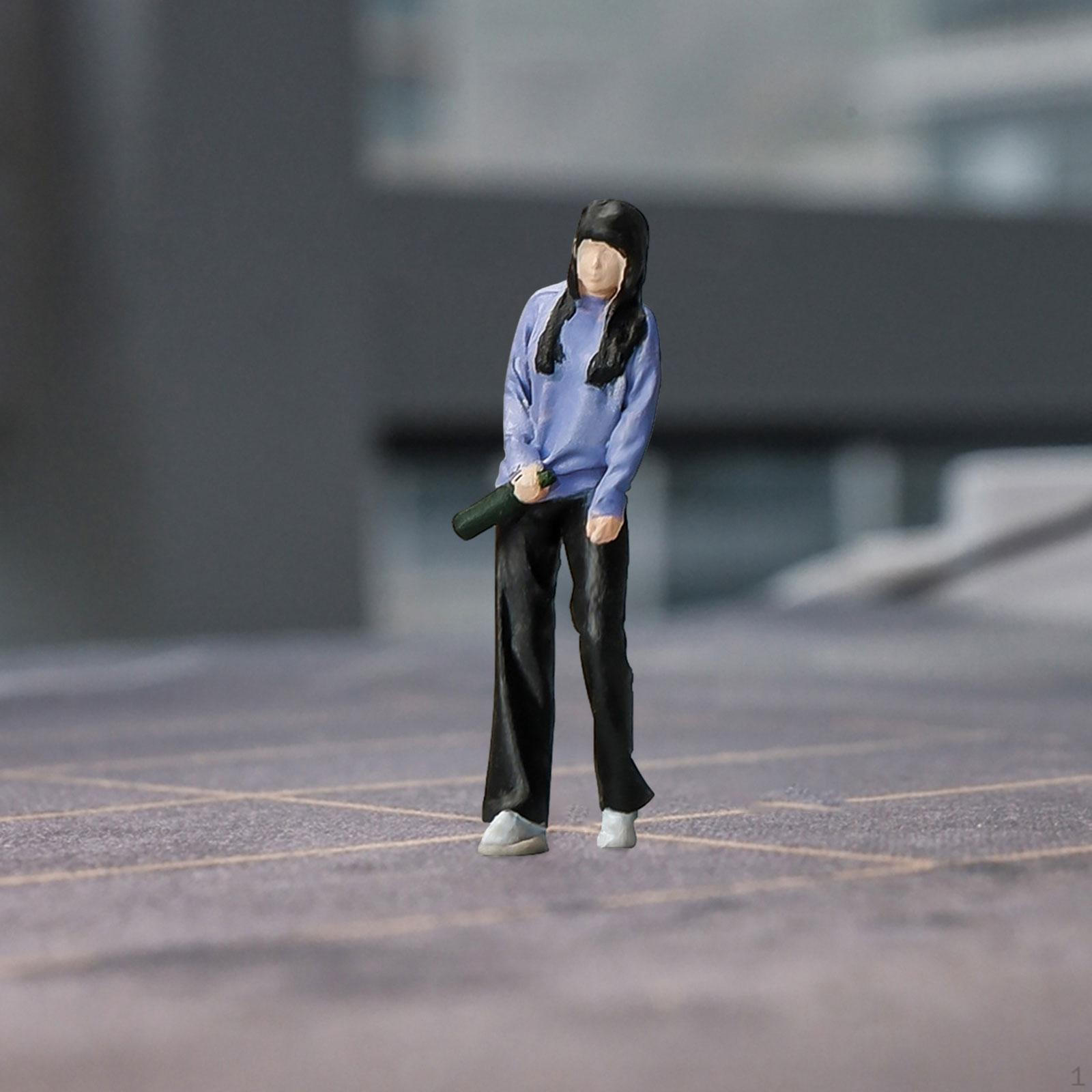 

1/64 Фигурки людей, поделки своими руками, украшение для стола из песка, мини-фигурки, расписанные вручную Woman