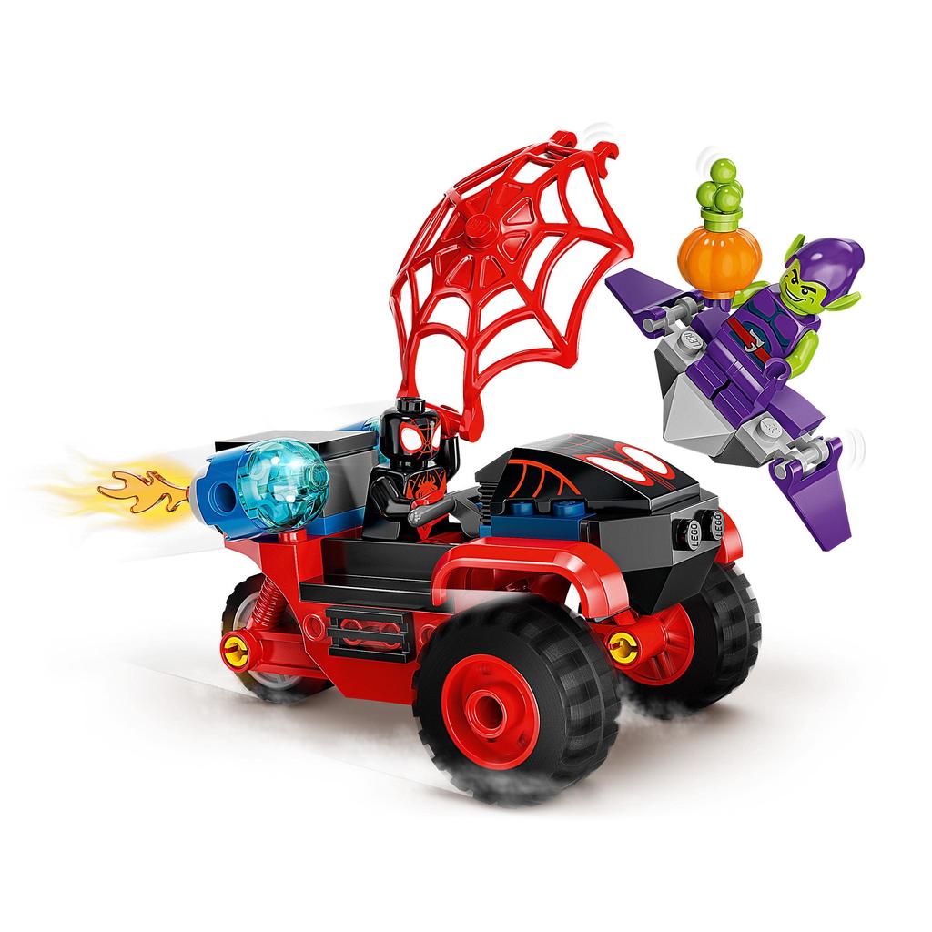 LEGO Marvel Spidey i jego niesamowici przyjaciele Miles Super Trike 10781 Klocki z zabawkami Prezent Superbohater Amerykańskie komiksy Pojazd Pojazd Sentai Bohater Chłopcy Dziewczynki